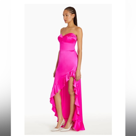 Amanda Uprichard Amalia Silk Gown Size Medium NWT - Picture 2 of 6